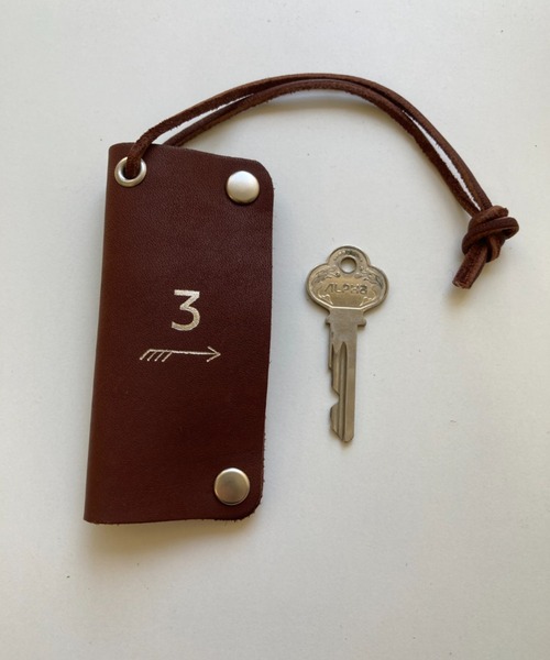 TIDEWAY（タイドウェイ）の「OIL NO.. KEY CASE（キーケース/キーアクセサリー・レディース・マスタード/キャメル/オフホワイト/ブラック/ネイビー/グリーン/レッド/ブルーグレー/ピンクベージュ/ブラウン・FREE）」の16枚目の写真