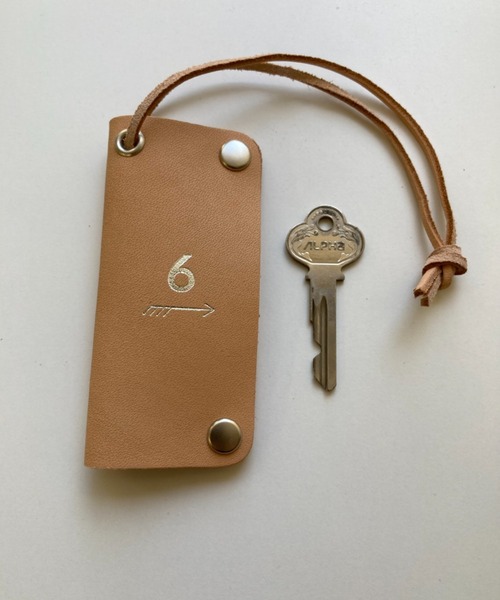 TIDEWAY（タイドウェイ）の「OIL NO.. KEY CASE（キーケース/キーアクセサリー・レディース・マスタード/キャメル/オフホワイト/ブラック/ネイビー/グリーン/レッド/ブルーグレー/ピンクベージュ/ブラウン・FREE）」の13枚目の写真