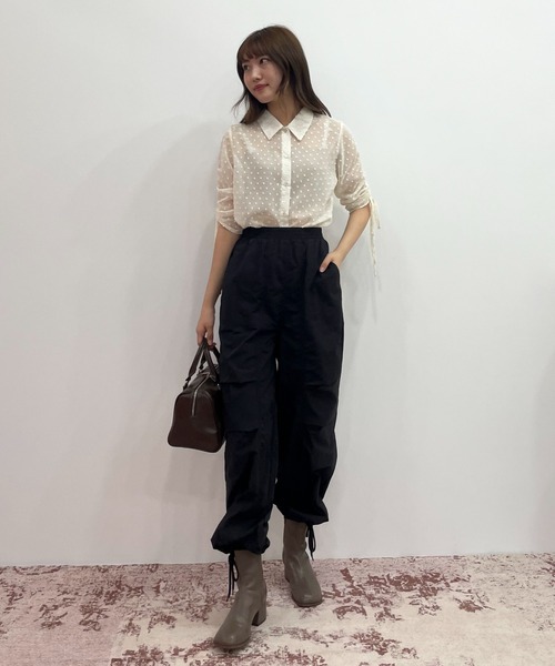 EPIMI E'PIMMY（エピミエピミー）の「オブリークトゥショートブーツ（ブーツ・レディース・ブラック/ブラウン・MEDIUM/LARGE）」の9枚目の写真