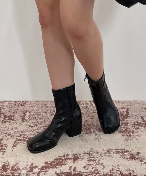 EPIMI E'PIMMY（エピミエピミー）の「オブリークトゥショートブーツ（ブーツ・レディース・ブラック/ブラウン・MEDIUM/LARGE）」の14枚目の写真