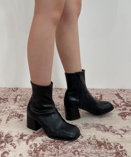 EPIMI E'PIMMY（エピミエピミー）の「オブリークトゥショートブーツ（ブーツ・レディース・ブラック/ブラウン・MEDIUM/LARGE）」の17枚目の写真