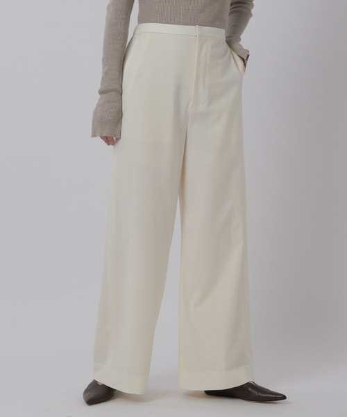 Chaos（カオス）の「Chaos(カオス)/ラビウールワイドパンツ（その他パンツ・レディース・ネイビー/オフホワイト/グレー系・38/36）」の12枚目の写真