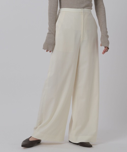 Chaos（カオス）の「Chaos(カオス)/ラビウールワイドパンツ（その他パンツ・レディース・ネイビー/オフホワイト/グレー系・38/36）」の13枚目の写真