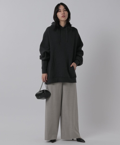 Chaos（カオス）の「Chaos(カオス)/ラビウールワイドパンツ（その他パンツ・レディース・ネイビー/オフホワイト/グレー系・38/36）」の14枚目の写真