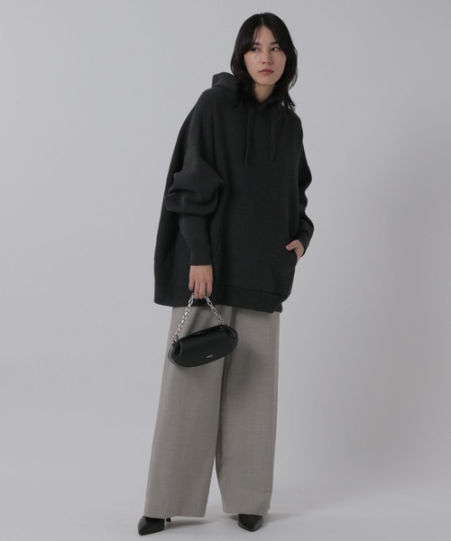 Chaos（カオス）の「Chaos(カオス)/ラビウールワイドパンツ（その他パンツ・レディース・ネイビー/オフホワイト/グレー系・38/36）」の15枚目の写真