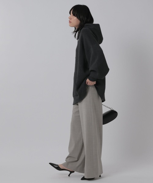 Chaos（カオス）の「Chaos(カオス)/ラビウールワイドパンツ（その他パンツ・レディース・ネイビー/オフホワイト/グレー系・38/36）」の19枚目の写真