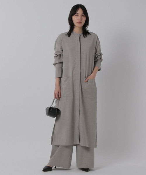 Chaos（カオス）の「Chaos(カオス)/ラビウールワイドパンツ（その他パンツ・レディース・ネイビー/オフホワイト/グレー系・38/36）」の20枚目の写真