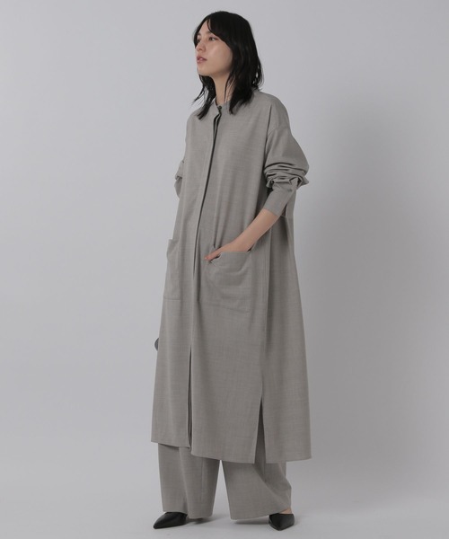 Chaos（カオス）の「Chaos(カオス)/ラビウールワイドパンツ（その他パンツ・レディース・ネイビー/オフホワイト/グレー系・38/36）」の21枚目の写真