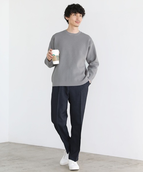 SLOAN スローン　マシンウォッシャブルニット2 セール】【洗える】4WAYストレッチウォッシャブルニット（ニット