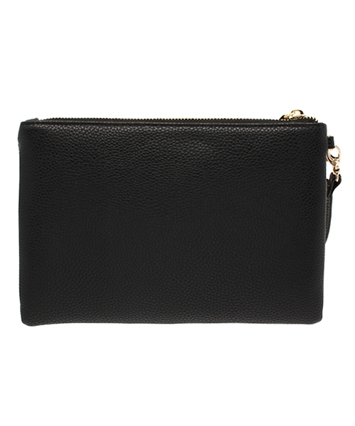 ROSE BUD（ローズバッド）の「【カタログ掲載】(LL ACCESSORIES)B1556N LIPS EMBROIDE CLUTCH BAG（クラッチバッグ・レディース・ホワイト/ブラック・ONE SIZE）」の9枚目の写真