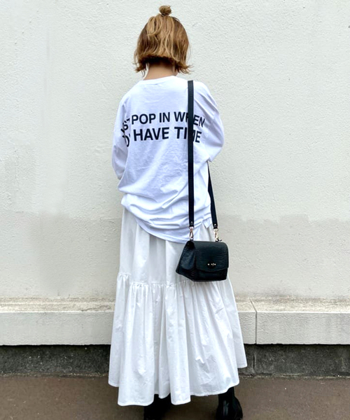 JOURNAL STANDARD LUXE(ジャーナルスタンダード ラックス)の「タイプライター キリカエギャザースカート(スカート・レディース・ブラック/ホワイト・FREE)」の15枚目の写真