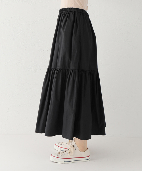 JOURNAL STANDARD LUXE(ジャーナルスタンダード ラックス)の「タイプライター キリカエギャザースカート(スカート・レディース・ブラック/ホワイト・FREE)」の18枚目の写真