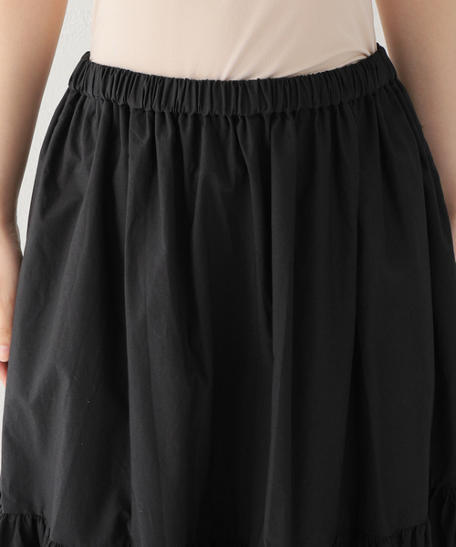 JOURNAL STANDARD LUXE(ジャーナルスタンダード ラックス)の「タイプライター キリカエギャザースカート(スカート・レディース・ブラック/ホワイト・FREE)」の20枚目の写真