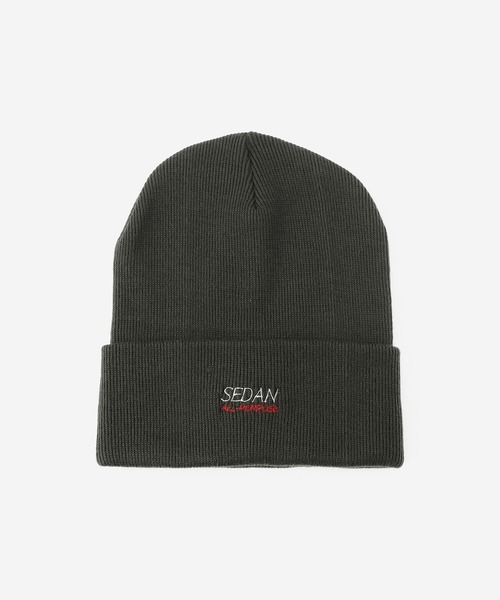SEDAN ALL-PURPOSE（セダンオールパーパス）の「SEDAN ALL-PURPOSE | ロゴビーニー MEN（ニットキャップ/ビーニー・メンズ・ブラック/ロイヤルブルー/ダークグレー・FREE）」の10枚目の写真