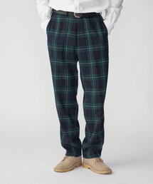 SHIPS | SHIPS:〈ストレッチ〉尾州 T/W チェック トラウザーズ(スラックス)