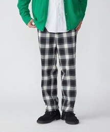 SHIPS | SHIPS:〈ストレッチ〉尾州 T/W チェック トラウザーズ(スラックス)