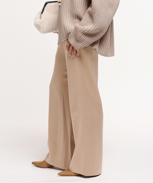 AP STUDIO（エーピーストゥディオ）の「SCENTOF シルクサテンパンツ