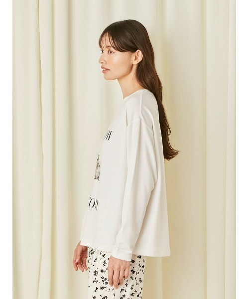 SNIDEL HOME（スナイデルホーム）の「CATロングTシャツ（ルーム