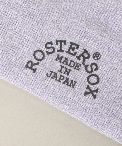 ROSTER SOX(ロスターソックス)の「【ROSTER SOX/ロスターソックス】PEACE(ソックス/靴下・メンズ・パープル/ベージュ/グリーン・SMALL/MEDIUM)」の6枚目の写真