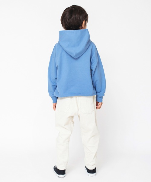 BRANSHES（ブランシェス）の「【ｂコレ】グラフィックフーデットパーカー（パーカー・キッズ・グリーン/ブラック/イエロー/ネイビー/カーキオリーブ/ベージュ/エンジ/アイボリー/ブルーグレー/グレー・140/150/160/90/130/110/120/100）」の21枚目の写真