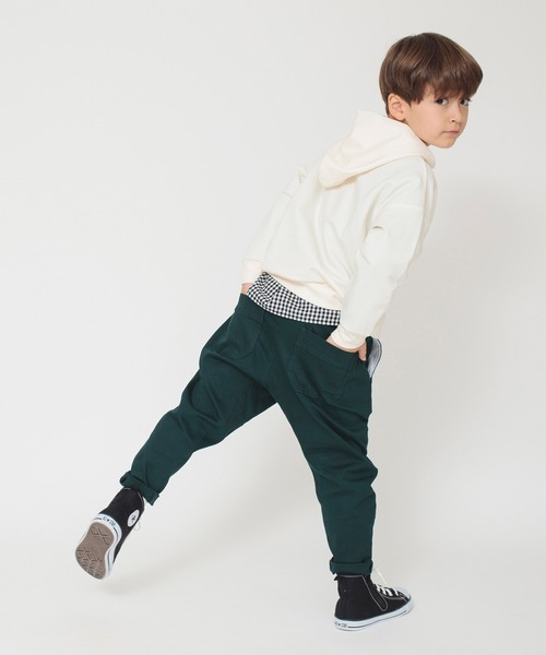 BRANSHES（ブランシェス）の「【ｂコレ】グラフィックフーデットパーカー（パーカー・キッズ・グリーン/ブラック/イエロー/ネイビー/カーキオリーブ/ベージュ/エンジ/アイボリー/ブルーグレー/グレー・140/150/160/90/130/110/120/100）」の13枚目の写真