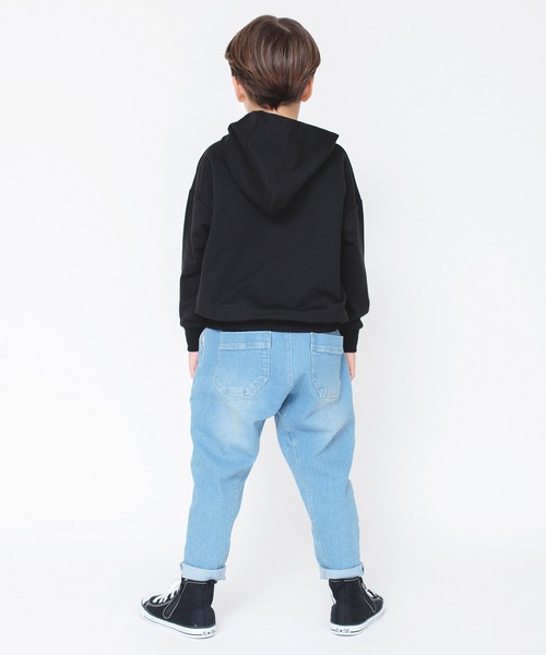 BRANSHES（ブランシェス）の「【ｂコレ】グラフィックフーデットパーカー（パーカー・キッズ・グリーン/ブラック/イエロー/ネイビー/カーキオリーブ/ベージュ/エンジ/アイボリー/ブルーグレー/グレー・140/150/160/90/130/110/120/100）」の15枚目の写真