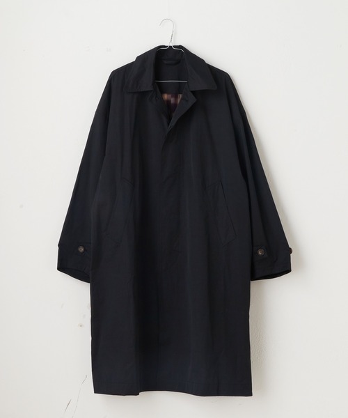 WHIMSIC(ウィムジック)の「【UNISEX】ステンカラーコート(ステンカラーコート・メンズ・ブラック/ベージュ/グレー・FREE)」の2枚目の写真