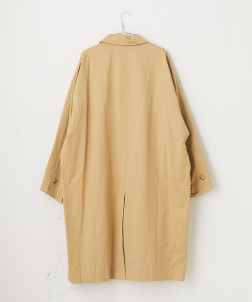 WHIMSIC(ウィムジック)の「【UNISEX】ステンカラーコート(ステンカラーコート・メンズ・ブラック/ベージュ/グレー・FREE)」の6枚目の写真