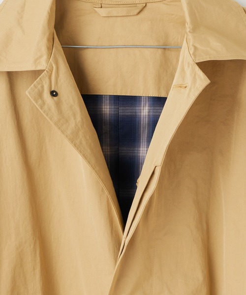 WHIMSIC(ウィムジック)の「【UNISEX】ステンカラーコート(ステンカラーコート・メンズ・ブラック/ベージュ/グレー・FREE)」の8枚目の写真