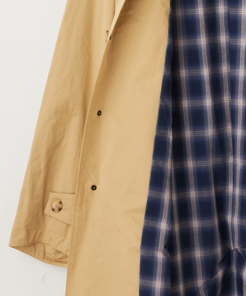 WHIMSIC(ウィムジック)の「【UNISEX】ステンカラーコート(ステンカラーコート・メンズ・ブラック/ベージュ/グレー・FREE)」の9枚目の写真