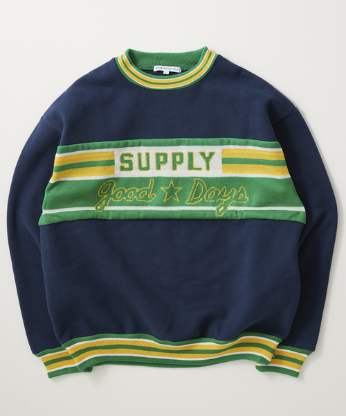 GOOD DAYS SUPPLY(グッドデイズサプライ)の「【GOOD DAYS SUPPLY / グッドデイズサプライ】ジャガード スウェット(スウェット・メンズ・チャコールグレー/ネイビー/ボルドー・MEDIUM/LARGE)」の2枚目の写真