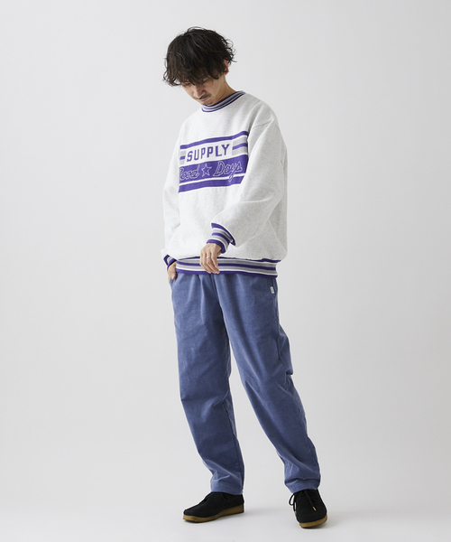 GOOD DAYS SUPPLY(グッドデイズサプライ)の「【GOOD DAYS SUPPLY / グッドデイズサプライ】ジャガード スウェット(スウェット・メンズ・チャコールグレー/ネイビー/ボルドー・MEDIUM/LARGE)」の4枚目の写真