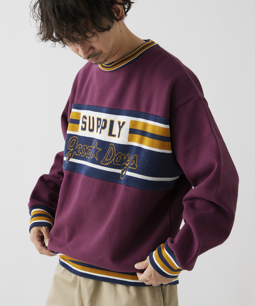 GOOD DAYS SUPPLY(グッドデイズサプライ)の「【GOOD DAYS SUPPLY / グッドデイズサプライ】ジャガード スウェット(スウェット・メンズ・チャコールグレー/ネイビー/ボルドー・MEDIUM/LARGE)」の12枚目の写真