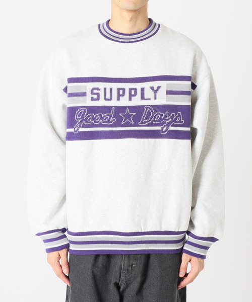 GOOD DAYS SUPPLY(グッドデイズサプライ)の「【GOOD DAYS SUPPLY / グッドデイズサプライ】ジャガード スウェット(スウェット・メンズ・チャコールグレー/ネイビー/ボルドー・MEDIUM/LARGE)」の14枚目の写真