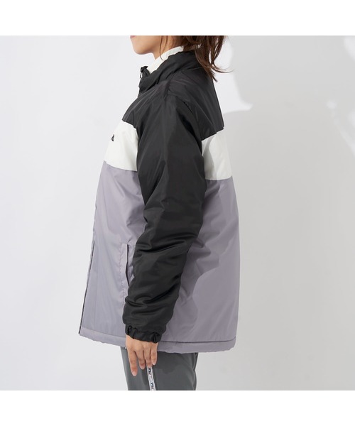 FILA(フィラ)の「FILA/フィラスタンドジャケット スタジャン 中綿 アウター ブルゾン アウトドア 保温 防寒 冷え対策 ランニング スポーツ観戦 ジャンパー レディース(ダウンジャケット/コート・レディース・ライトピンク/ブラック/ライトパープル・M/L/LL)」の19枚目の写真