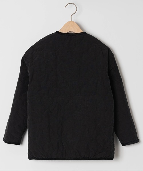 UNIVERSAL OVERALL（ユニバーサルオーバーオール）の「【 UNIVERSAL OVERALL / ユニバーサルオーバーオール 】 キッズ キルティング ジャケット KIDS QUILT JACKET DRE UO-22AW-04 QJK（ブルゾン・キッズ・アイボリー/ブラック・130/120/150/140）」の10枚目の写真