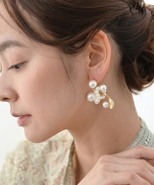 Kana(カナ)の「ボリューム パール フィット ピアス パーティー 結婚式 お呼ばれ オケージョン(ピアス(両耳用)・レディース・ゴールド/シルバー・フリー)」の8枚目の写真