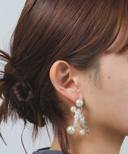 Kana(カナ)の「ボリューム パール フィット ピアス パーティー 結婚式 お呼ばれ オケージョン(ピアス(両耳用)・レディース・ゴールド/シルバー・フリー)」の10枚目の写真