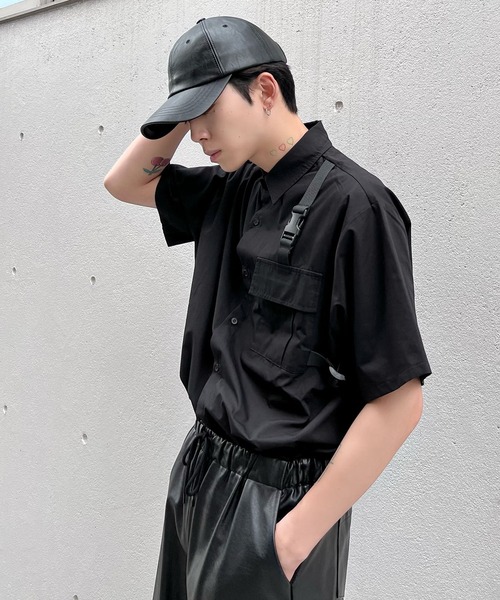 Figments（フィグメンツ）の「フェィクレザーキャップ（キャップ・レディース・ブラック・FREE）」の7枚目の写真