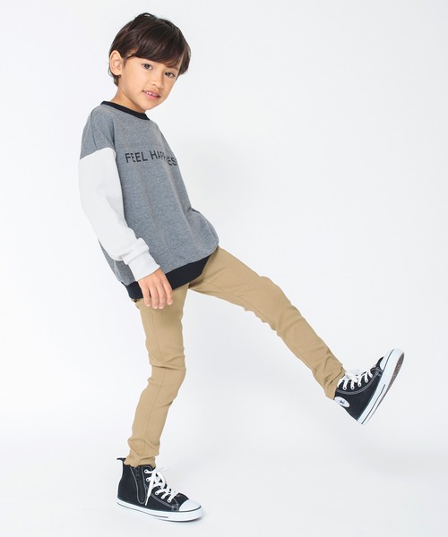 BRANSHES（ブランシェス）の「【ユニ/プレミアムストレッチ】ツイルロングパンツ（チノパンツ・キッズ・ピンク/その他/オフホワイト/ブラック/グレー/ベージュ・90/150/100/110/120/130/140/160）」の22枚目の写真