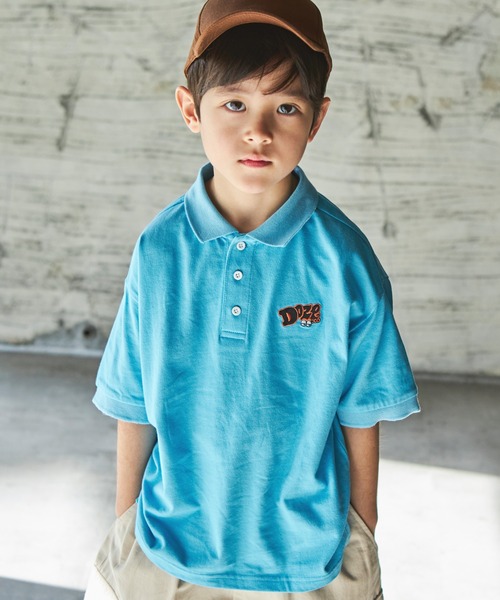 PAIRMANON STREET(ペアマノンストリート)の「【PAIRMANON STREET】【プレミアムコットン100】ユニセックスワンポイント刺繍半袖ポロTシャツ(ポロシャツ・キッズ・ホワイト/レッド/グリーン/ライトブルー/ブラック/ライトベージュ・130/140/150/90/100/110/120)」の5枚目の写真