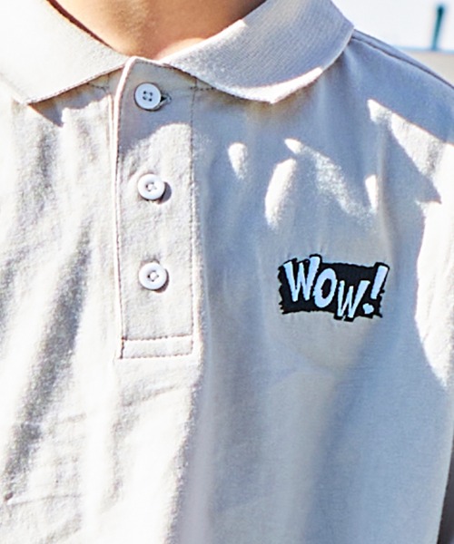 PAIRMANON STREET(ペアマノンストリート)の「【PAIRMANON STREET】【プレミアムコットン100】ユニセックスワンポイント刺繍半袖ポロTシャツ(ポロシャツ・キッズ・ホワイト/レッド/グリーン/ライトブルー/ブラック/ライトベージュ・130/140/150/90/100/110/120)」の8枚目の写真