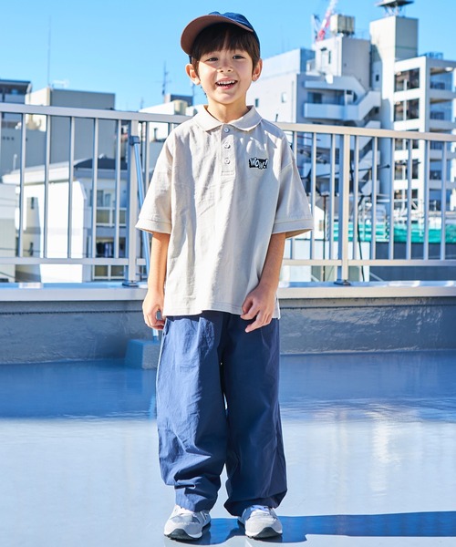 PAIRMANON STREET(ペアマノンストリート)の「【PAIRMANON STREET】【プレミアムコットン100】ユニセックスワンポイント刺繍半袖ポロTシャツ(ポロシャツ・キッズ・ホワイト/レッド/グリーン/ライトブルー/ブラック/ライトベージュ・130/140/150/90/100/110/120)」の9枚目の写真