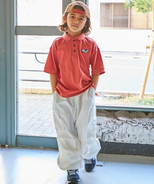 PAIRMANON STREET(ペアマノンストリート)の「【PAIRMANON STREET】【プレミアムコットン100】ユニセックスワンポイント刺繍半袖ポロTシャツ(ポロシャツ・キッズ・ホワイト/レッド/グリーン/ライトブルー/ブラック/ライトベージュ・130/140/150/90/100/110/120)」の17枚目の写真