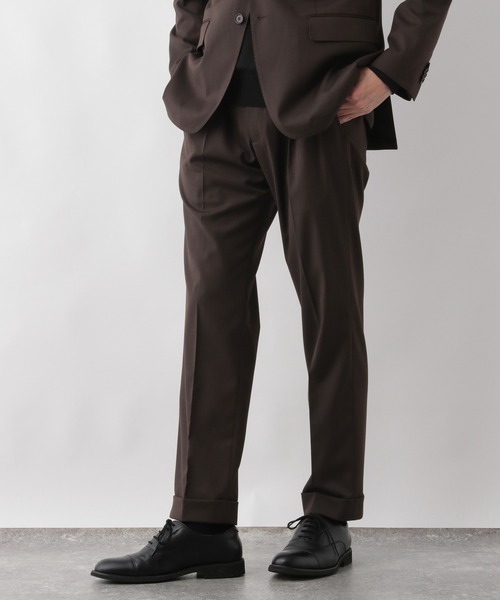 美品 Salon de GW セットアップ キモウTR ネイビーL GLOBAL WORK ジャケット テーラードジャケット ストレッチTR