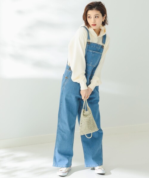 B:MING by BEAMS(ビーミングバイビームス)の「B:MING by BEAMS / デニム サロペット(サロペット/オーバーオール・レディース・ライトインディゴブルー/インディゴブルー・SMALL/MEDIUM)」の21枚目の写真