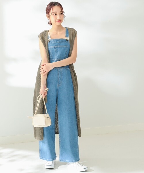 B:MING by BEAMS(ビーミングバイビームス)の「B:MING by BEAMS / デニム サロペット(サロペット/オーバーオール・レディース・ライトインディゴブルー/インディゴブルー・SMALL/MEDIUM)」の22枚目の写真