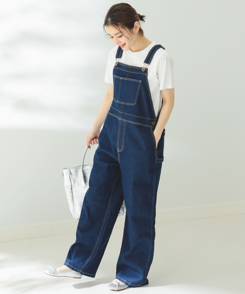 B:MING by BEAMS(ビーミングバイビームス)の「B:MING by BEAMS / デニム サロペット(サロペット/オーバーオール・レディース・ライトインディゴブルー/インディゴブルー・SMALL/MEDIUM)」の3枚目の写真