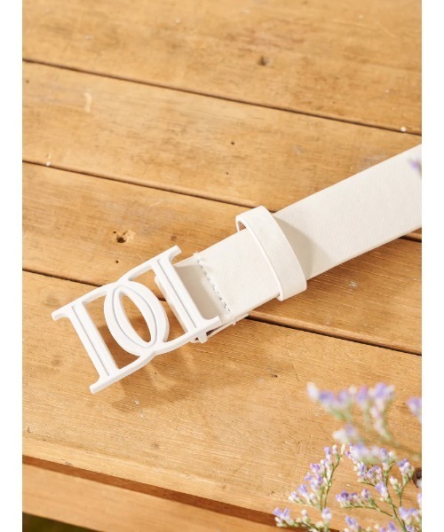 Darich（ダーリッチ）の「DDバックルレザーベルト（ベルト・レディース・ブラック/アイボリー・FREE）」の5枚目の写真