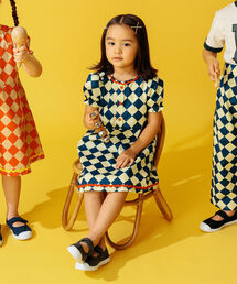 B:MING by BEAMS / ダイヤ柄 ワンピース(90~140cm)